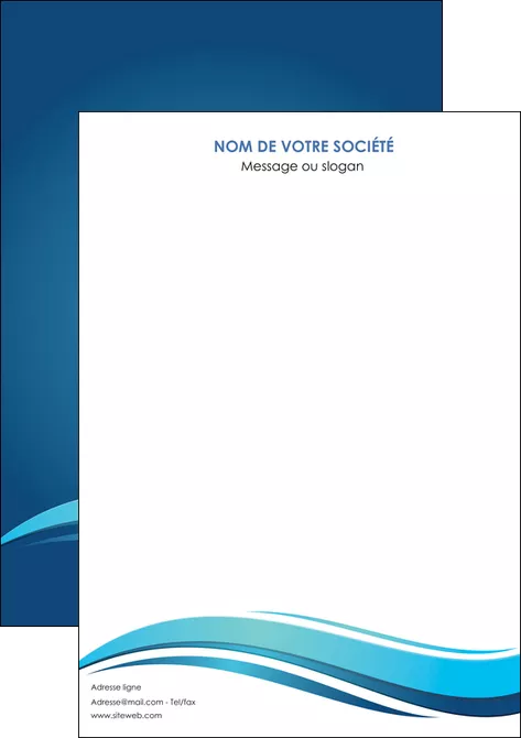 imprimerie affiche bleu bleu pastel fond bleu MIFBE69631