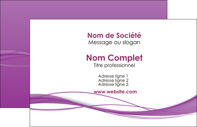 personnaliser maquette carte de visite web design fond violet fond colore action MLGI69779
