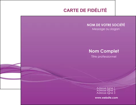 imprimer carte de visite web design fond violet fond colore action MLGI69789