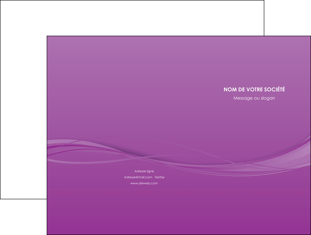 creer modele en ligne pochette a rabat web design fond violet fond colore action MLIP69793