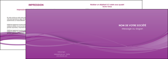 personnaliser maquette depliant 2 volets  4 pages  web design fond violet fond colore action MIFCH69797