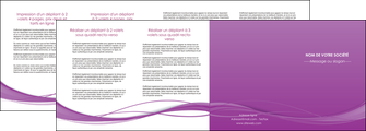cree depliant 4 volets  8 pages  web design fond violet fond colore action MLIP69823