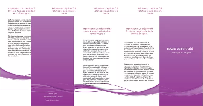 personnaliser modele de depliant 4 volets  8 pages  web design fond violet fond colore action MLGI69827