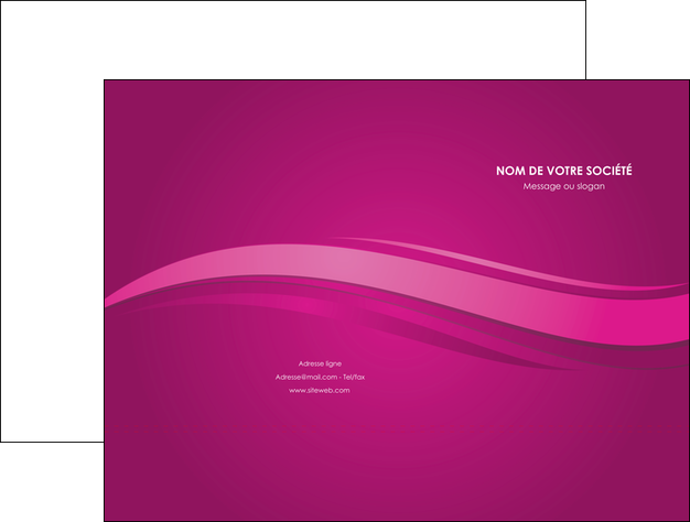 creer modele en ligne pochette a rabat violet violace fond violet MLIP69845