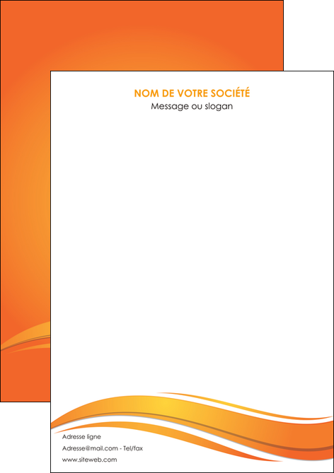 creation graphique en ligne flyers orange fond orange couleur MLGI69885