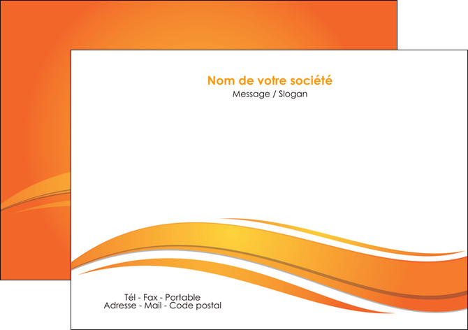 creer modele en ligne flyers orange fond orange couleur MLGI69907