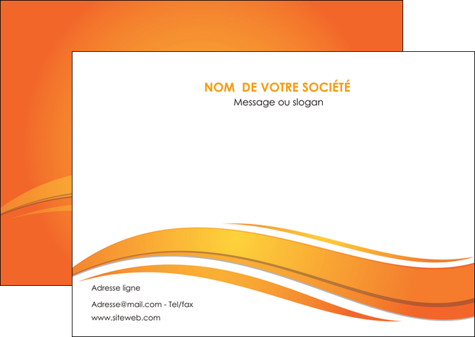 creation graphique en ligne flyers orange fond orange couleur MLGI69911