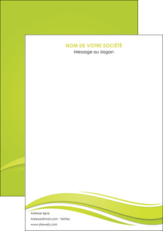 personnaliser modele de flyers espaces verts vert vert pastel fond vert pastel MLGI69937