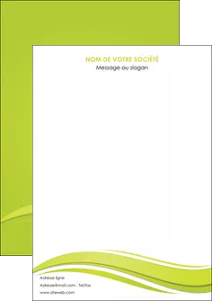 personnaliser modele de flyers espaces verts vert vert pastel fond vert pastel MLGI69937