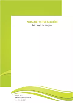 realiser flyers espaces verts vert vert pastel fond vert pastel MLGI69939