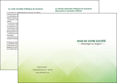 personnaliser modele de depliant 2 volets  4 pages  vert vert pastel carre MIFLU70033