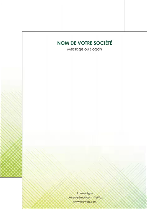faire affiche vert vert pastel carre MIFCH70035