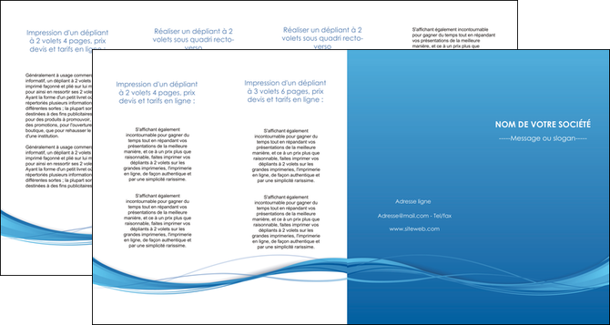 personnaliser modele de depliant 4 volets  8 pages  bleu bleu pastel fond bleu MLGI70095