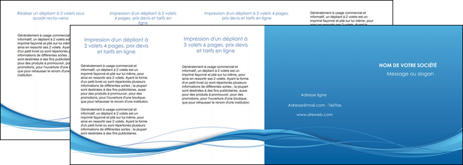 creation graphique en ligne depliant 4 volets  8 pages  bleu bleu pastel fond bleu MLGI70097