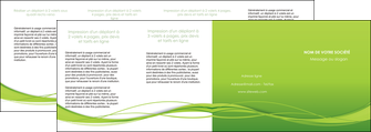 imprimer depliant 4 volets  8 pages  espaces verts vert vert pastel naturel MIFCH70479