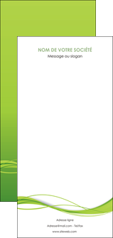 creation graphique en ligne flyers espaces verts vert vert pastel naturel MIFBE70481