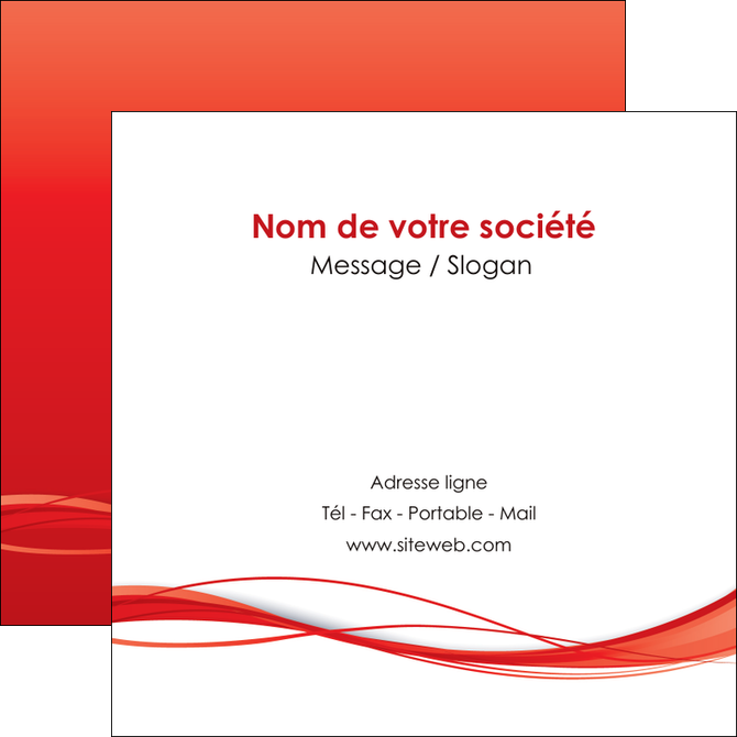 impression flyers rouge couleur couleurs MLIGBE70517