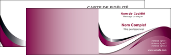 modele en ligne carte de visite web design rose fushia couleur MLGI70769