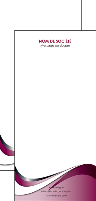 realiser flyers web design rose fushia couleur MLIP70811