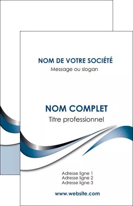 creer modele en ligne carte de visite web design bleu fond bleu couleurs pastels MLGI70823