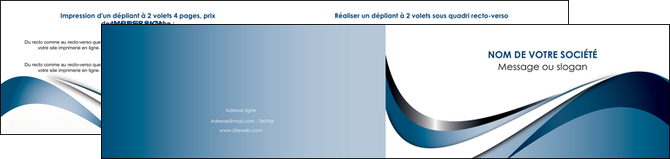 maquette en ligne a personnaliser depliant 2 volets  4 pages  web design bleu fond bleu couleurs pastels MLGI70849