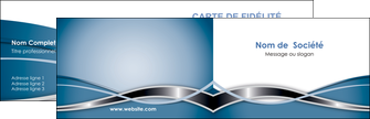 creer modele en ligne carte de visite web design bleu fond bleu pastel MLGI70925