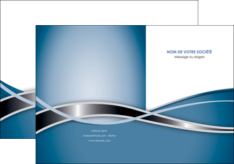 maquette en ligne a personnaliser pochette a rabat web design bleu fond bleu pastel MLGI70931