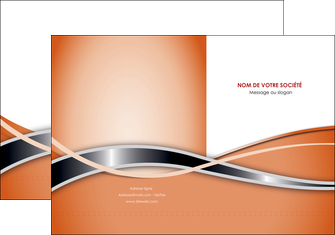 realiser pochette a rabat web design orange fond orange gris MIDCH71033
