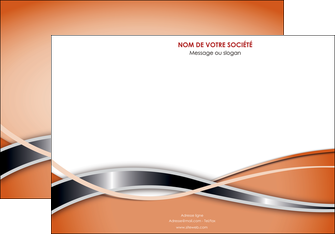 imprimer affiche web design orange fond orange gris MIF71043