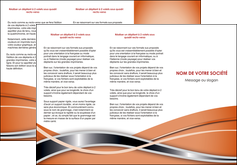 imprimer depliant 3 volets  6 pages  web design orange fond orange gris MIS71047