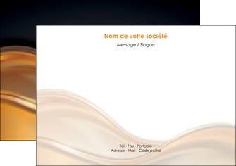 maquette en ligne a personnaliser flyers bijouterie orange fond orange couleur MLGI71105