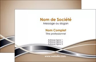 creation graphique en ligne carte de visite web design marron fond marron gris MLGI71133