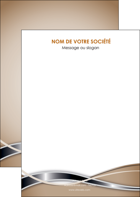 modele flyers web design marron fond marron gris MLGI71137