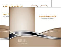 creation graphique en ligne carte de visite web design marron fond marron gris MLGI71143