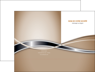 creer modele en ligne pochette a rabat web design marron fond marron gris MLGI71147