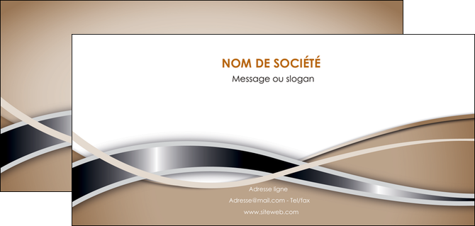 personnaliser modele de flyers web design marron fond marron gris MLGI71169