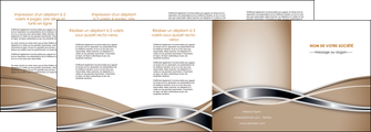 modele en ligne depliant 4 volets  8 pages  web design marron fond marron gris MLGI71177