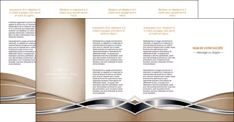 imprimerie depliant 4 volets  8 pages  web design marron fond marron gris MLGI71181