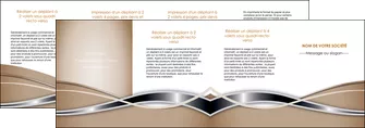 personnaliser modele de depliant 4 volets  8 pages  web design marron fond marron gris MLGI71183