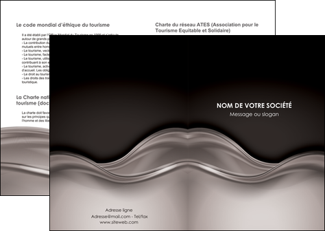 exemple depliant 2 volets  4 pages  web design abstrait abstraction design MIFBE71317