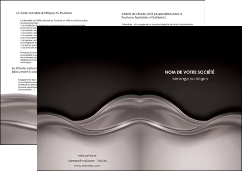 impression depliant 2 volets  4 pages  web design abstrait abstraction design MLIGLU71351