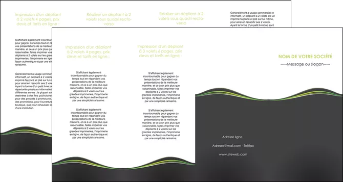 exemple depliant 4 volets  8 pages  web design gris gris metallise fond gris metallise MLGI71513