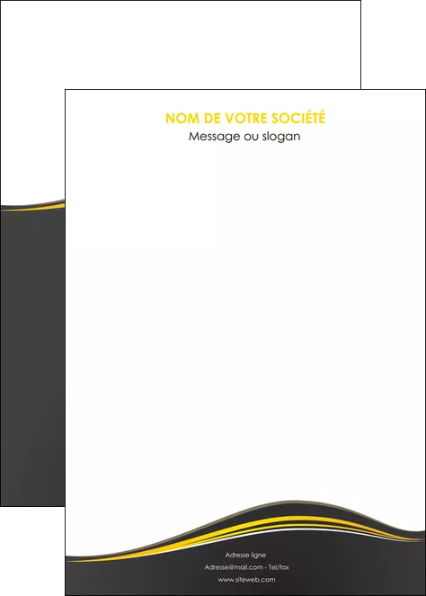 maquette en ligne a personnaliser affiche web design gris gris fonce mat MID71563