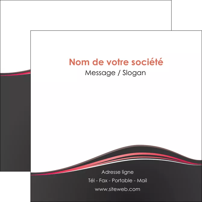 maquette en ligne a personnaliser flyers web design gris gris fonce mat MLGI71605