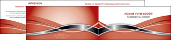 personnaliser modele de depliant 2 volets  4 pages  web design rouge fond rouge couleurs chaudes MLGI71671