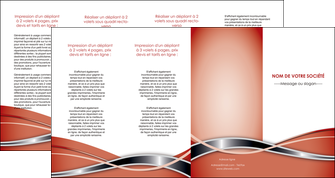 creation graphique en ligne depliant 4 volets  8 pages  web design rouge fond rouge couleurs chaudes MLGI71681