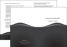 creation graphique en ligne depliant 2 volets  4 pages  web design noir fond noir couleur noir MLGI71935