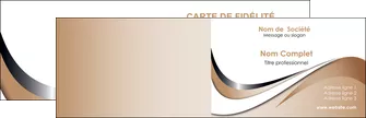 faire carte de visite web design marron fond marron noir MLGI72007