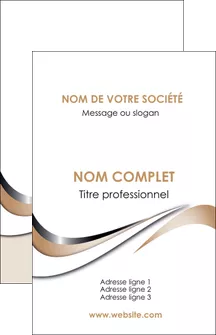 creation graphique en ligne carte de visite web design marron fond marron noir MLGI72009