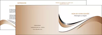 personnaliser maquette depliant 2 volets  4 pages  web design marron fond marron noir MLGI72015